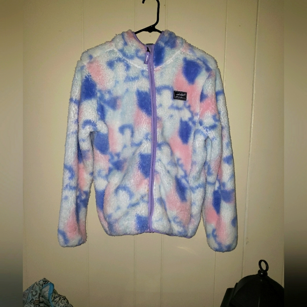 Eddie Bauer girls sherpa jacket size Large 14/16